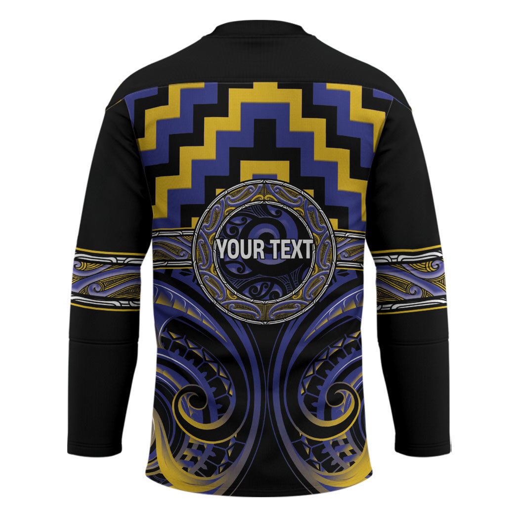 Aotearoa Ngati Raukawa Personalised Hockey Jersey Maori Iwi Poutama Puhoro Tattoo
