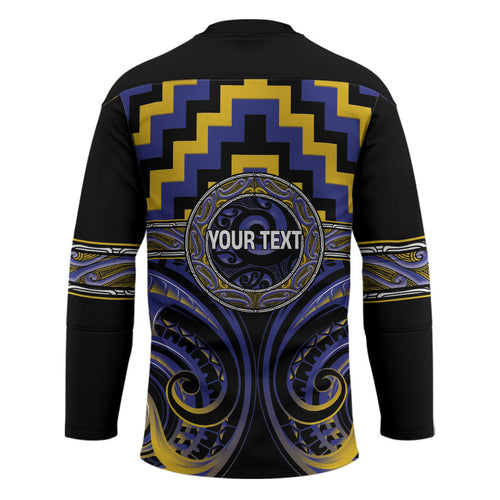 Aotearoa Ngati Raukawa Personalised Hockey Jersey Maori Iwi Poutama Puhoro Tattoo