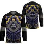 Aotearoa Ngati Raukawa Personalised Hockey Jersey Maori Iwi Poutama Puhoro Tattoo