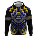 Aotearoa Ngati Raukawa Personalised Hoodie Maori Iwi Poutama Puhoro Tattoo