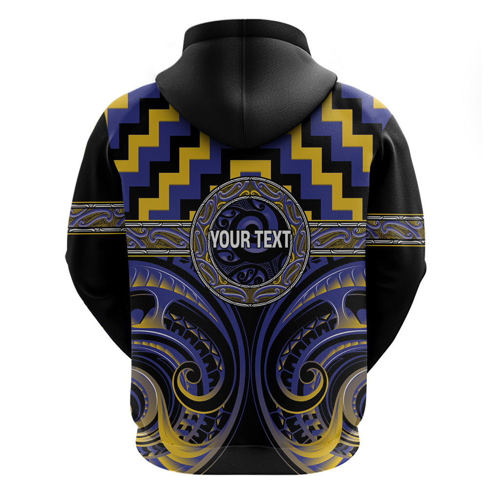 Aotearoa Ngati Raukawa Personalised Hoodie Maori Iwi Poutama Puhoro Tattoo