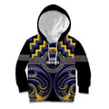 Aotearoa Ngati Raukawa Personalised Kid Hoodie Maori Iwi Poutama Puhoro Tattoo