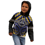 Aotearoa Ngati Raukawa Personalised Kid Hoodie Maori Iwi Poutama Puhoro Tattoo