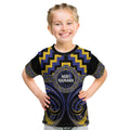 Aotearoa Ngati Raukawa Personalised Kid T Shirt Maori Iwi Poutama Puhoro Tattoo