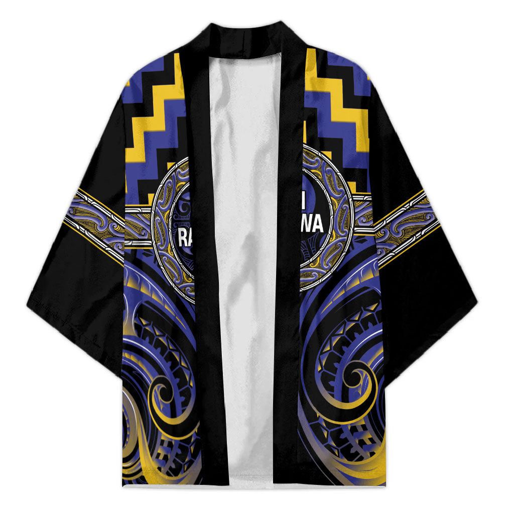 Aotearoa Ngati Raukawa Personalised Kimono Maori Iwi Poutama Puhoro Tattoo