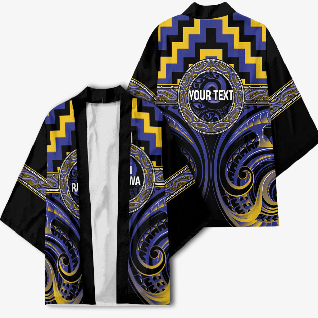 Aotearoa Ngati Raukawa Personalised Kimono Maori Iwi Poutama Puhoro Tattoo