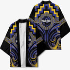 Aotearoa Ngati Raukawa Personalised Kimono Maori Iwi Poutama Puhoro Tattoo