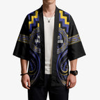 Aotearoa Ngati Raukawa Personalised Kimono Maori Iwi Poutama Puhoro Tattoo