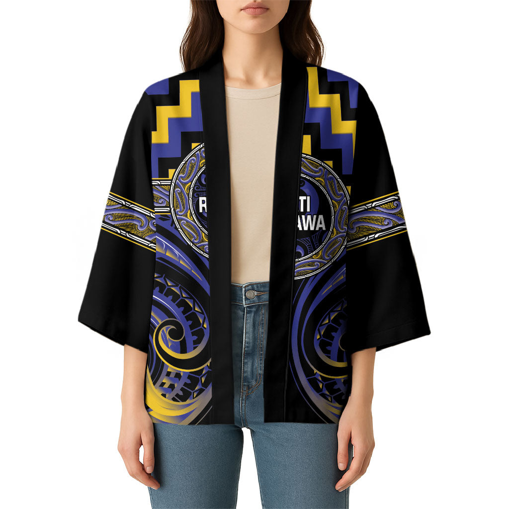 Aotearoa Ngati Raukawa Personalised Kimono Maori Iwi Poutama Puhoro Tattoo