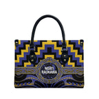 Aotearoa Ngati Raukawa Leather Bag Maori Iwi Poutama Puhoro Tattoo