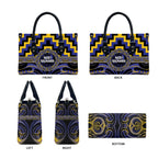 Aotearoa Ngati Raukawa Leather Bag Maori Iwi Poutama Puhoro Tattoo