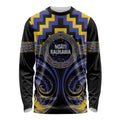 Aotearoa Ngati Raukawa Personalised Long Sleeve Shirt Maori Iwi Poutama Puhoro Tattoo