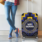 Aotearoa Ngati Raukawa Luggage Cover Maori Iwi Poutama Puhoro Tattoo