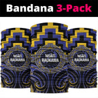 Aotearoa Ngati Raukawa Neck Gaiter Maori Iwi Poutama Puhoro Tattoo