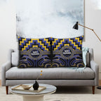 Aotearoa Ngati Raukawa Pillow Cover Maori Iwi Poutama Puhoro Tattoo