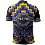 Aotearoa Ngati Raukawa Personalised Polo Shirt Maori Iwi Poutama Puhoro Tattoo