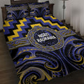 Aotearoa Ngati Raukawa Quilt Bed Set Maori Iwi Poutama Puhoro Tattoo