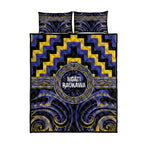 Aotearoa Ngati Raukawa Quilt Bed Set Maori Iwi Poutama Puhoro Tattoo