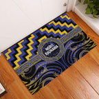 Aotearoa Ngati Raukawa Rubber Doormat Maori Iwi Poutama Puhoro Tattoo