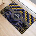 Aotearoa Ngati Raukawa Rubber Doormat Maori Iwi Poutama Puhoro Tattoo