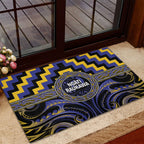 Aotearoa Ngati Raukawa Rubber Doormat Maori Iwi Poutama Puhoro Tattoo