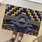 Aotearoa Ngati Raukawa Rubber Doormat Maori Iwi Poutama Puhoro Tattoo