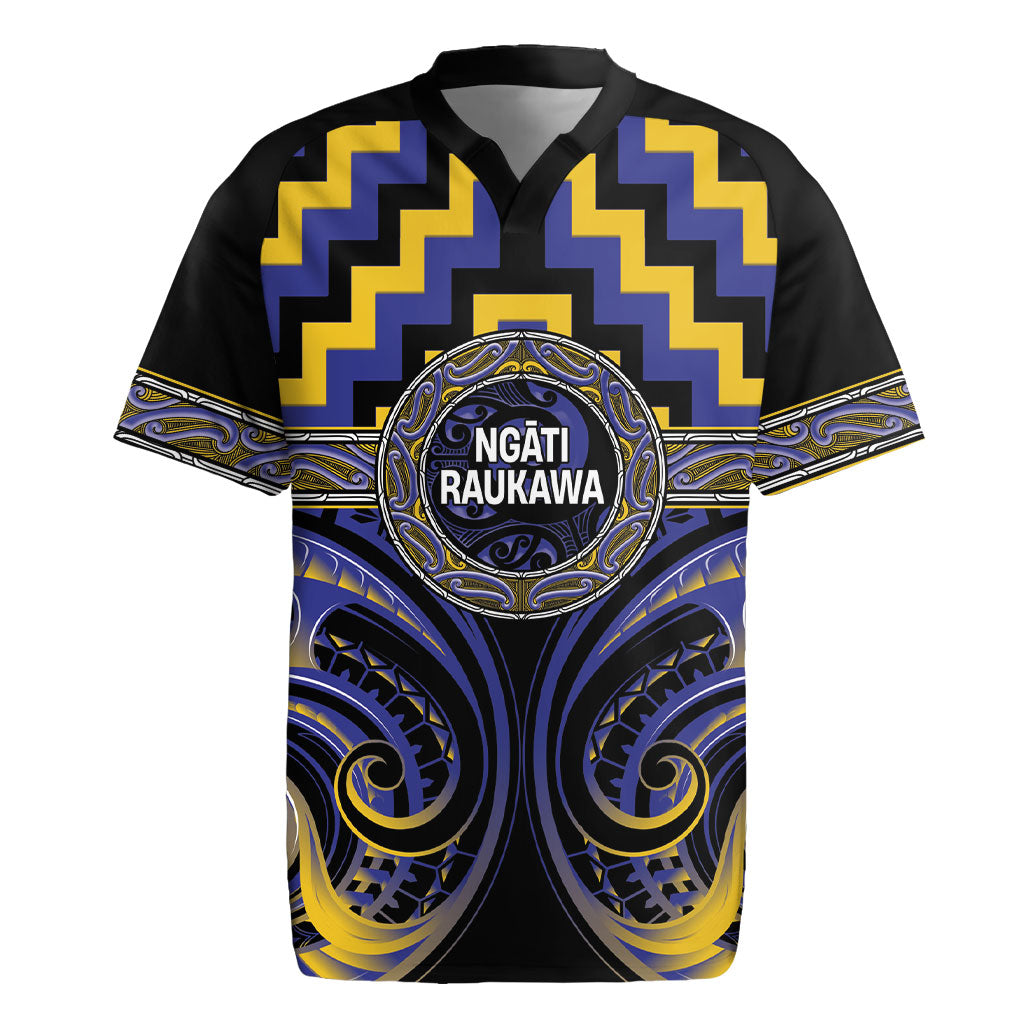 Aotearoa Ngati Raukawa Personalised Rugby Jersey Maori Iwi Poutama Puhoro Tattoo