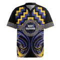Aotearoa Ngati Raukawa Personalised Rugby Jersey Maori Iwi Poutama Puhoro Tattoo