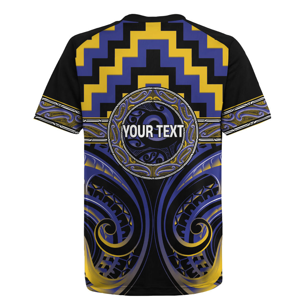 Aotearoa Ngati Raukawa Personalised Rugby Jersey Maori Iwi Poutama Puhoro Tattoo