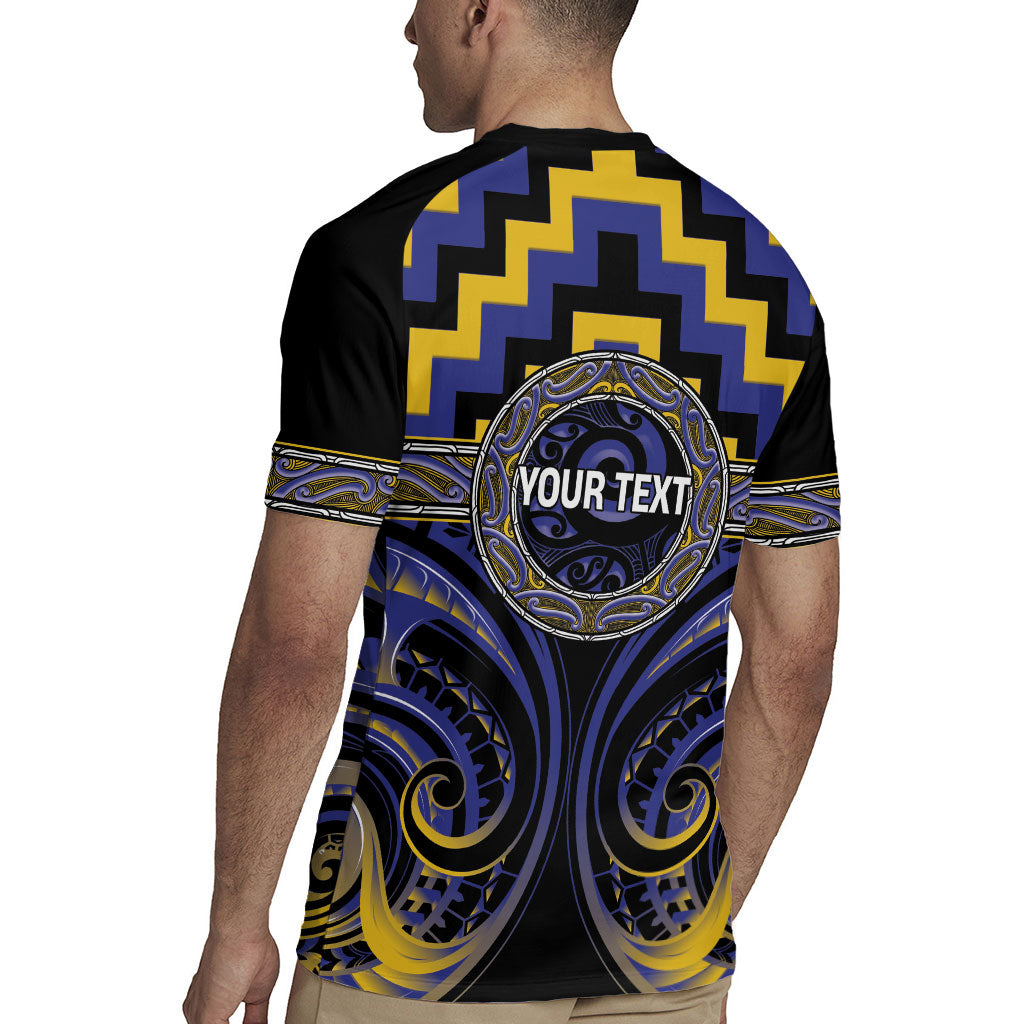 Aotearoa Ngati Raukawa Personalised Rugby Jersey Maori Iwi Poutama Puhoro Tattoo