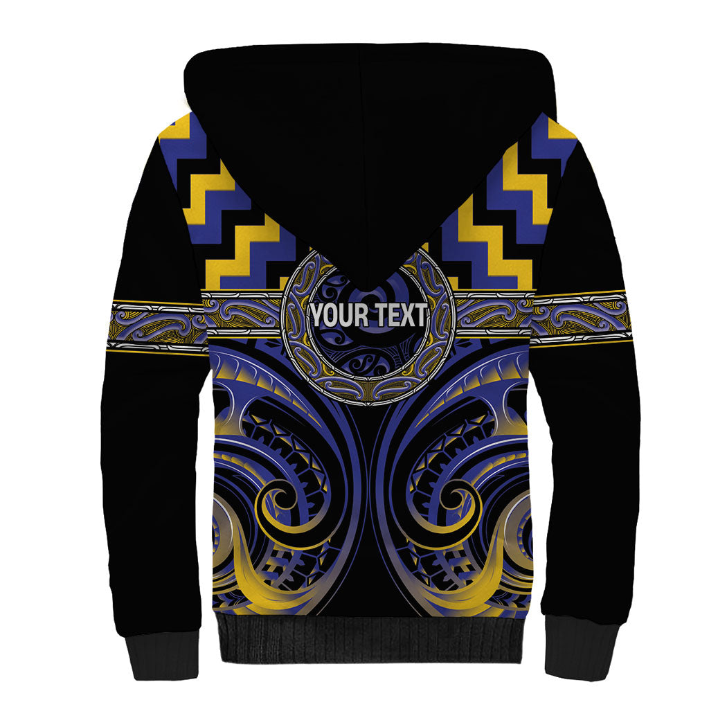 Aotearoa Ngati Raukawa Personalised Sherpa Hoodie Maori Iwi Poutama Puhoro Tattoo