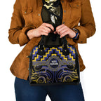 Aotearoa Ngati Raukawa Shoulder Handbag Maori Iwi Poutama Puhoro Tattoo