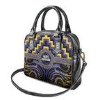Aotearoa Ngati Raukawa Shoulder Handbag Maori Iwi Poutama Puhoro Tattoo