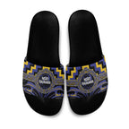 Aotearoa Ngati Raukawa Slide Sandals Maori Iwi Poutama Puhoro Tattoo