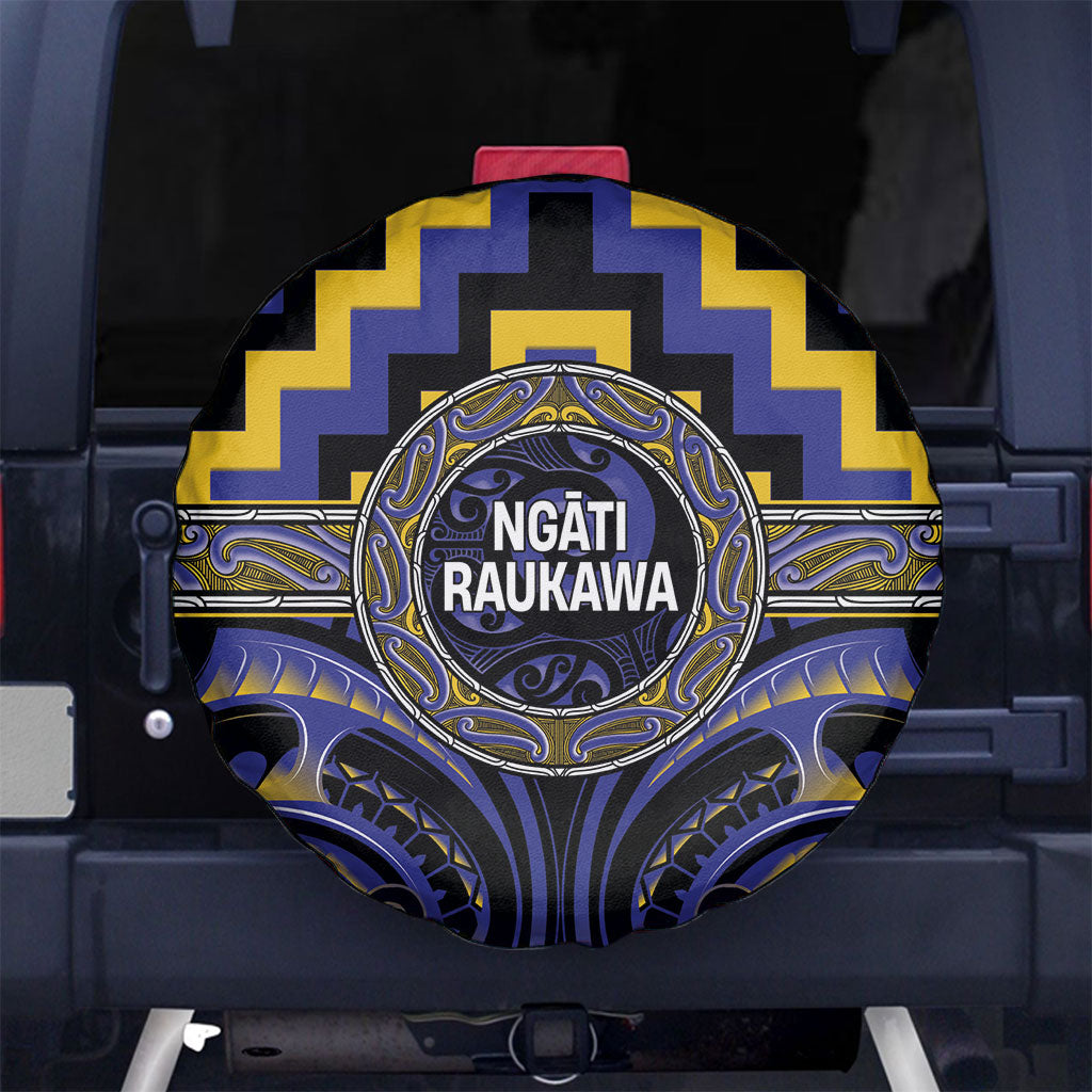 Aotearoa Ngati Raukawa Spare Tire Cover Maori Iwi Poutama Puhoro Tattoo
