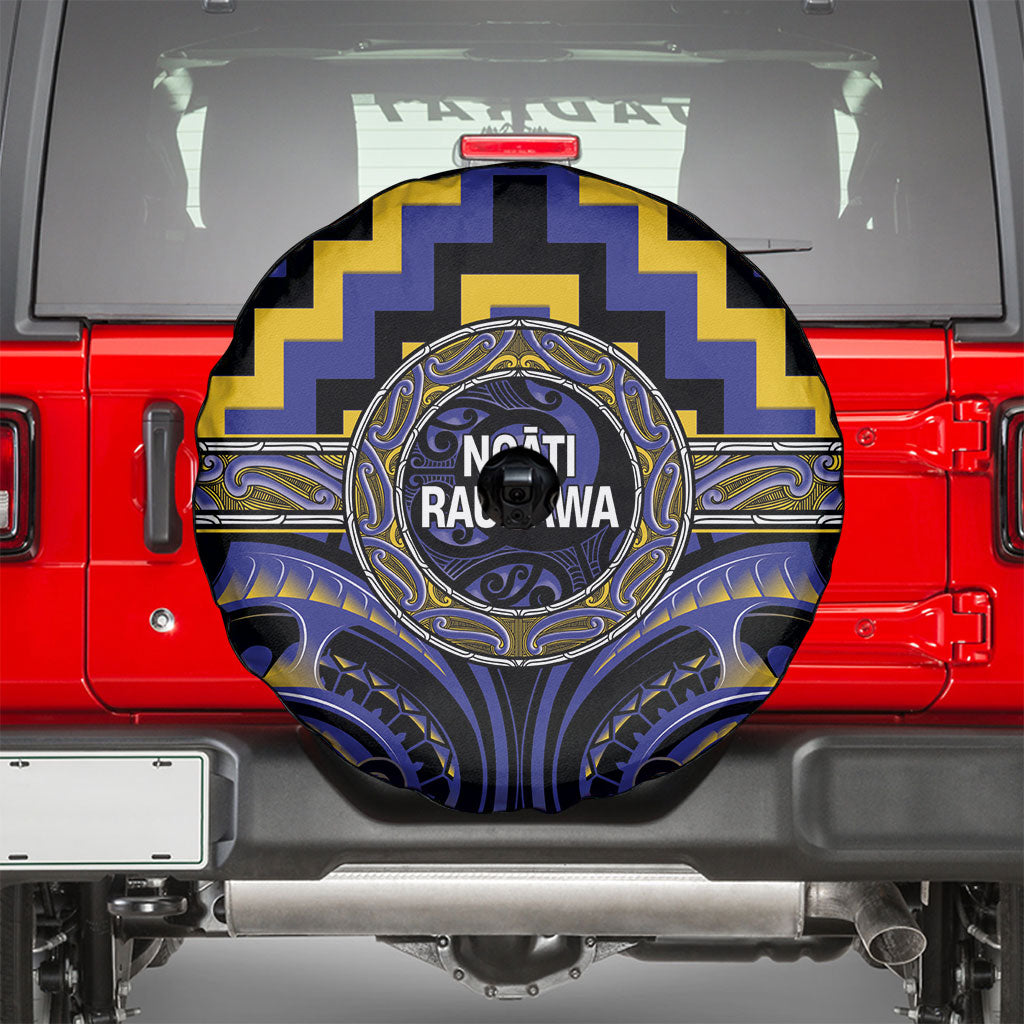 Aotearoa Ngati Raukawa Spare Tire Cover Maori Iwi Poutama Puhoro Tattoo