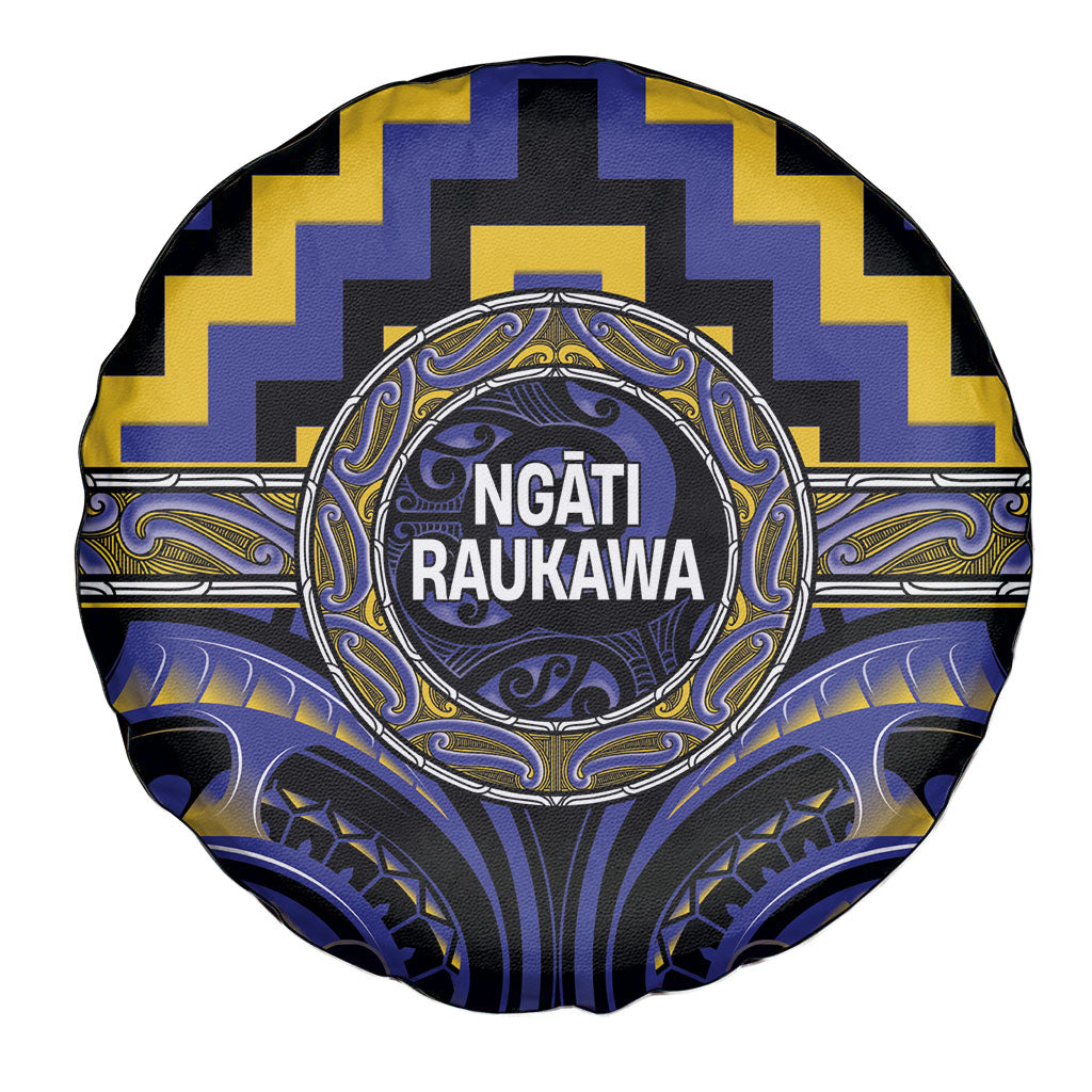 Aotearoa Ngati Raukawa Spare Tire Cover Maori Iwi Poutama Puhoro Tattoo