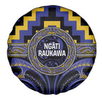 Aotearoa Ngati Raukawa Spare Tire Cover Maori Iwi Poutama Puhoro Tattoo