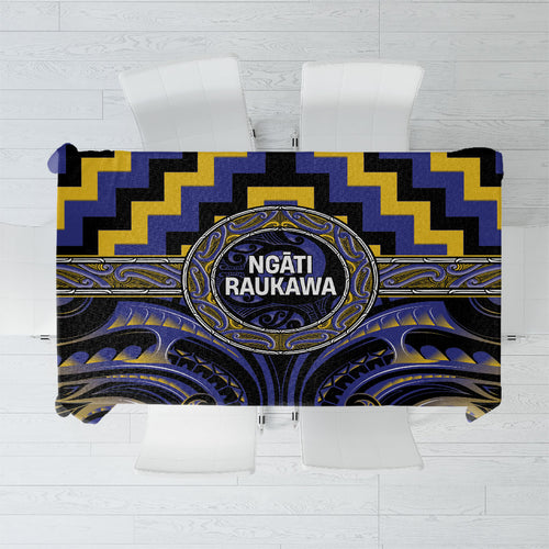 Aotearoa Ngati Raukawa Tablecloth Maori Iwi Poutama Puhoro Tattoo