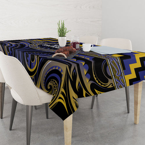 Aotearoa Ngati Raukawa Tablecloth Maori Iwi Poutama Puhoro Tattoo