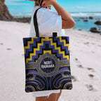 Aotearoa Ngati Raukawa Tote Bag Maori Iwi Poutama Puhoro Tattoo