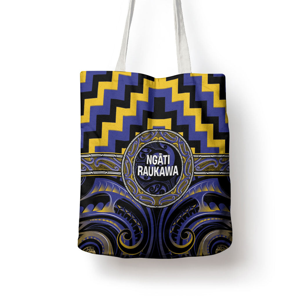 Aotearoa Ngati Raukawa Tote Bag Maori Iwi Poutama Puhoro Tattoo