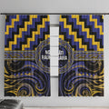 Aotearoa Ngati Raukawa Window Curtain Maori Iwi Poutama Puhoro Tattoo