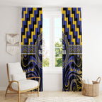 Aotearoa Ngati Raukawa Window Curtain Maori Iwi Poutama Puhoro Tattoo