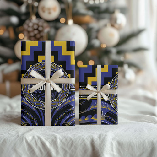 Aotearoa Ngati Raukawa Wrapping Paper Maori Iwi Poutama Puhoro Tattoo