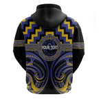 Aotearoa Ngati Raukawa Personalised Zip Hoodie Maori Iwi Poutama Puhoro Tattoo