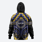 Aotearoa Ngati Raukawa Personalised Zip Hoodie Maori Iwi Poutama Puhoro Tattoo