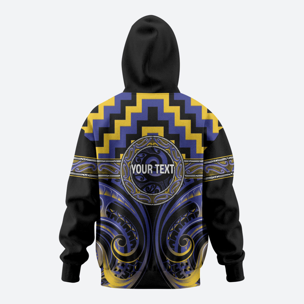 Aotearoa Ngati Raukawa Personalised Zip Hoodie Maori Iwi Poutama Puhoro Tattoo
