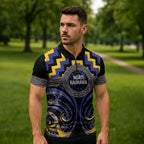 Aotearoa Ngati Raukawa Personalised Zipper Polo Shirt Maori Iwi Poutama Puhoro Tattoo