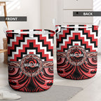 Aotearoa Ngati Toa Laundry Basket Maori Iwi Poutama Puhoro Tattoo